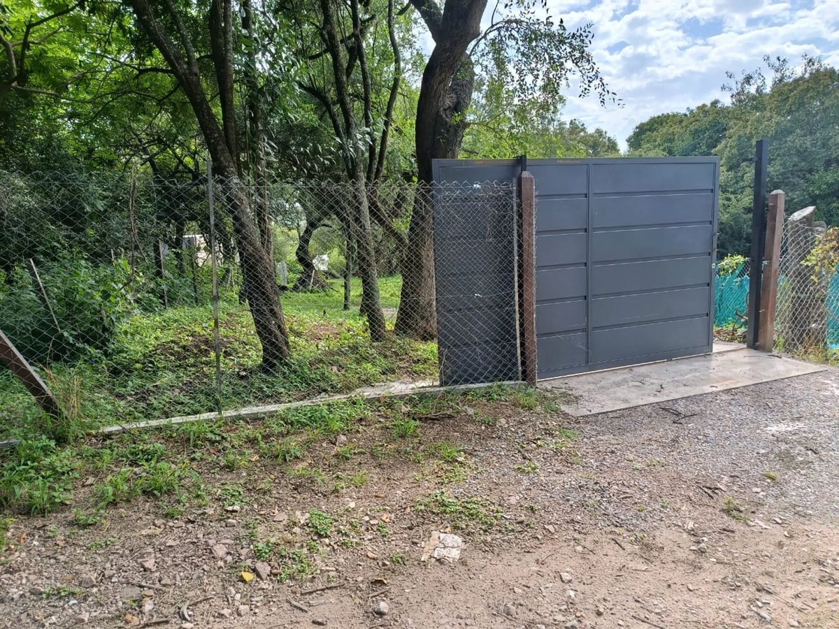 Porton Acceso Tejido Alambre