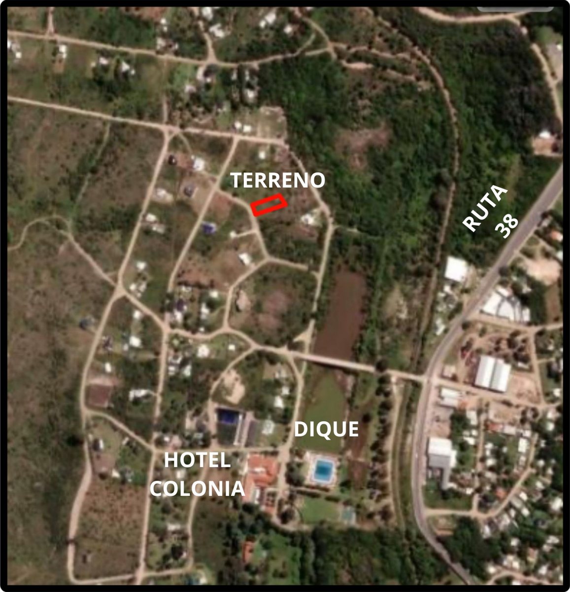 Vista principal de Terreno / Lote en Barrio Huerta Grande