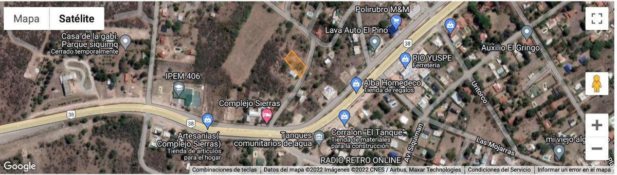 Miniatura 5 — Venta Terreno / Lote Calle Pública 100 Villa Parque Siquiman